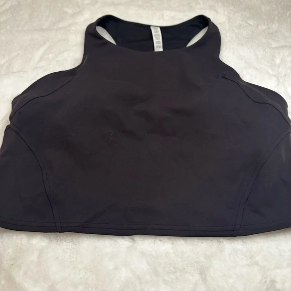 Lululemon Women's Black Sports Bra tank top - Picture 1 of 4